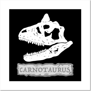 Carnotaurus Skull Posters and Art